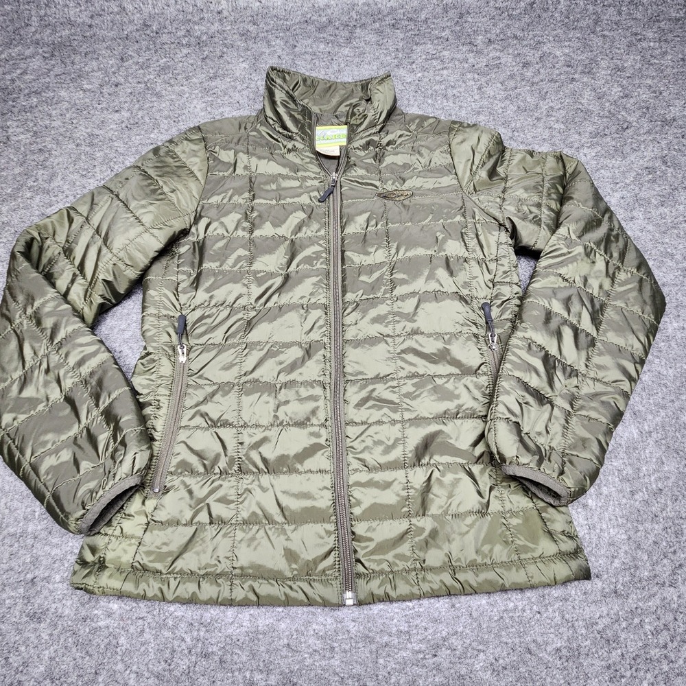 Lady Drake Waterfowl Hunting Insulated Quilted Puffer Jacket Medium Small Olive